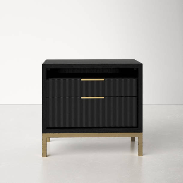 Capra 2 Drawer Nightstand & Reviews AllModern